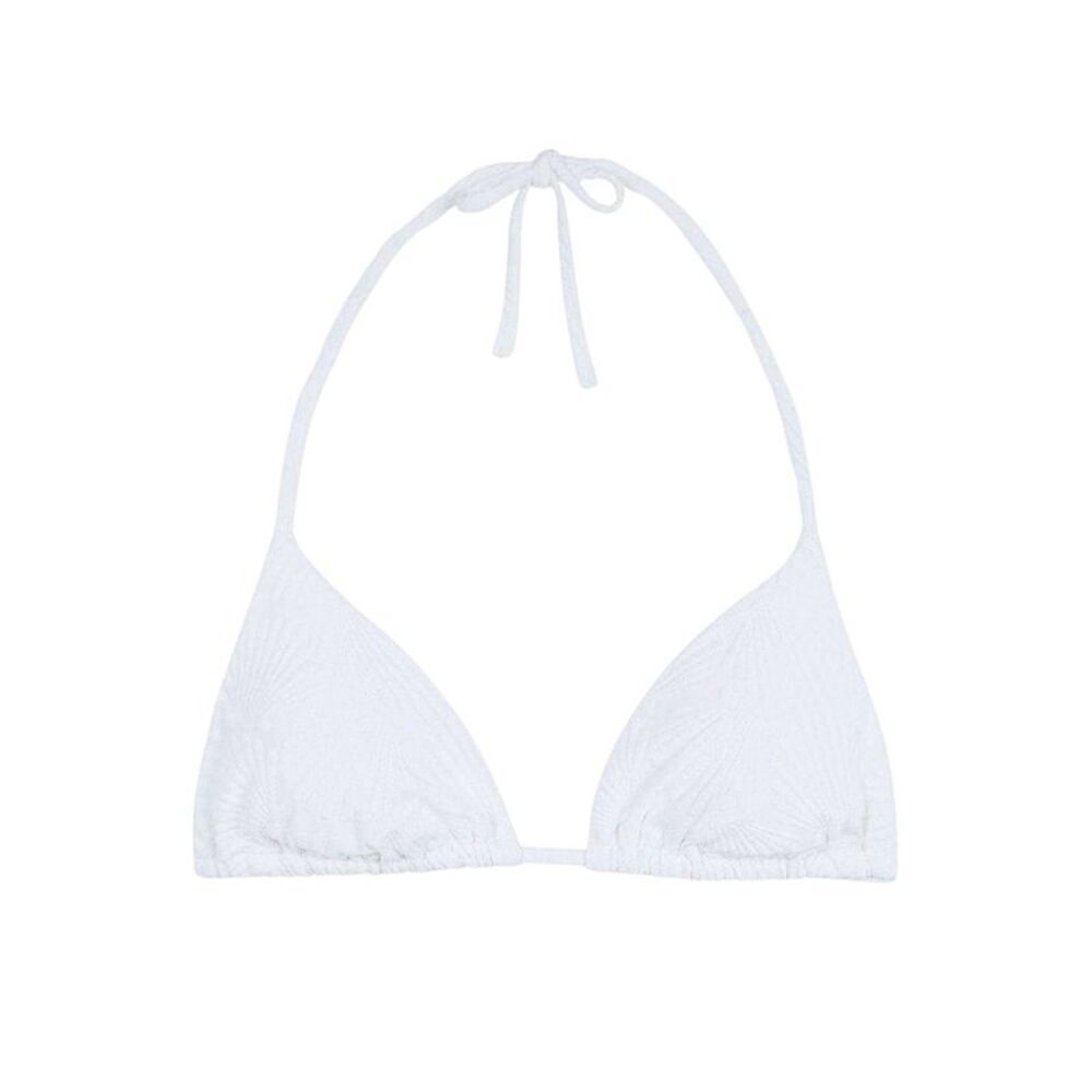 Chelsea Peers Womens/Ladies Twist Triangle Shell Bikini Top / White